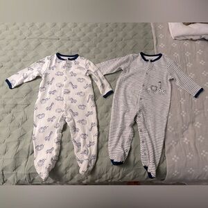 Little Me Set of 2 Footed Sleepers
